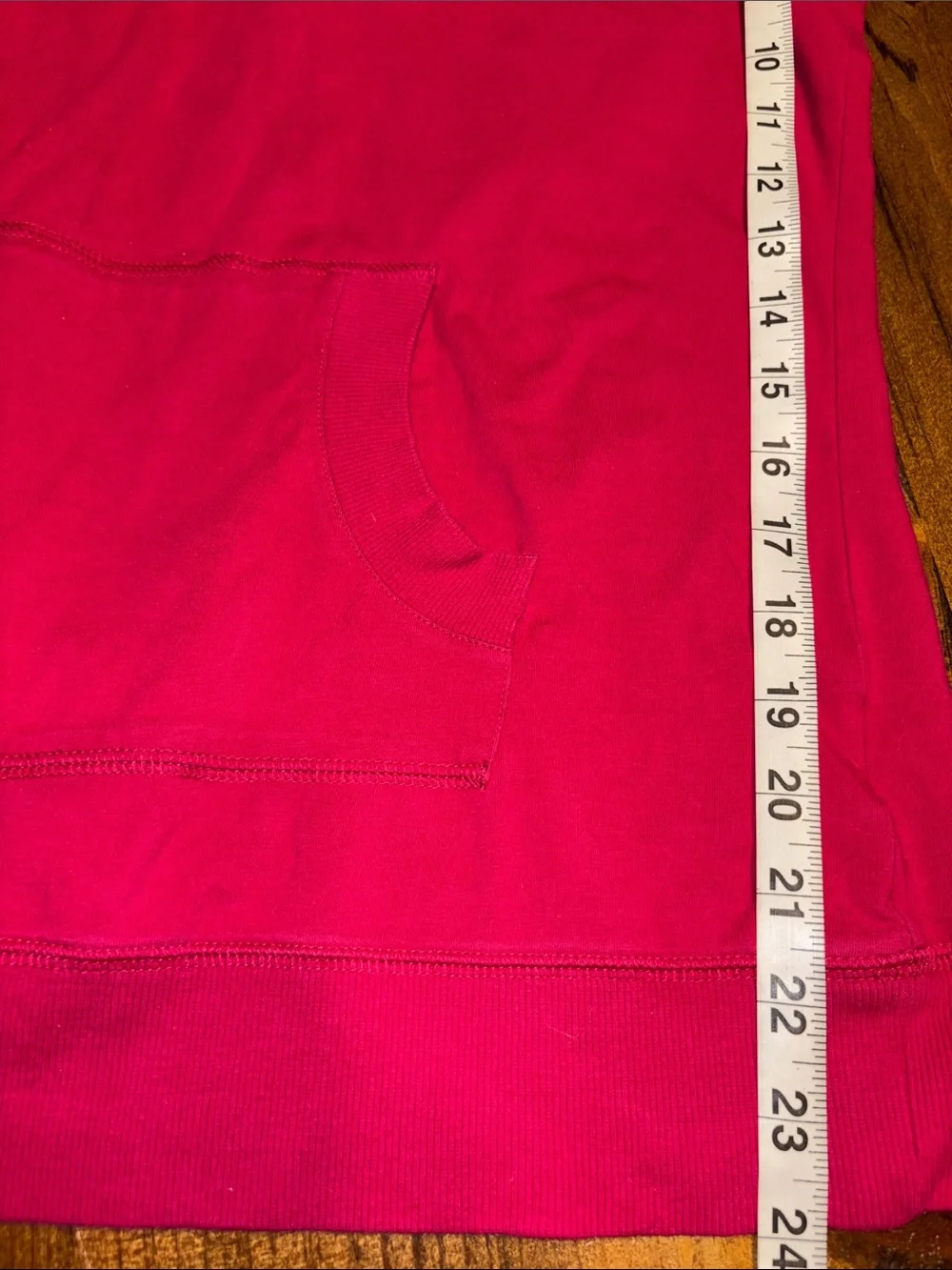 Nike Hooded Long Sleeve Pink T-shirt Swoosh Logo Tee Large L